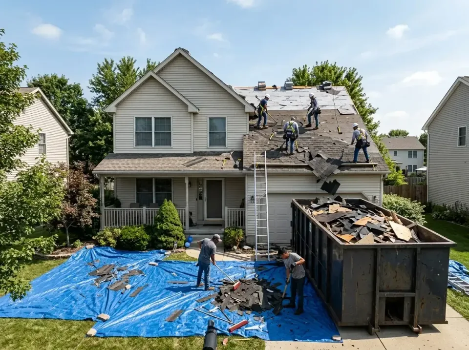 roof-replacement-debris-remova-004 — frequently asked questions, Cheapest Dumpster Rentals in South Kensington, MD